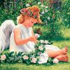 Cute Baby Angel People Paint By Numbers