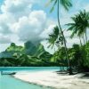 Bora Bora Island Landscape Paint By Numbers