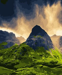 Scotland Mountains Landscape Paint By Numbers