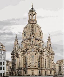 Dresden Church Cities Paint By Numbers