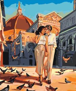 Romantic of Florence Romance and Love Paint By Numbers