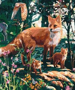 Fox Of Jungle Animals Paint By Numbers