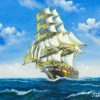 Flying P Liner Ship Seascape Paint By Numbers
