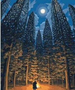 Magical Realism Forest Landscape Paint By Numbers