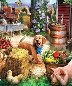 Farm Animals Animals Paint By Numbers