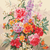 Flower Bouquet Of All Colors Flowers Paint By Numbers