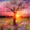 Female Tree Landscape Paint By Numbers