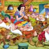 Snow White and the 7 Dwarfs Cartoon and Animation Paint By Numbers