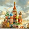 St Basils Cathedral Moscow paint by numbers