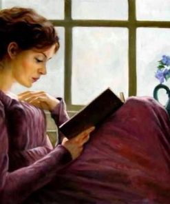 Woman Reading People Paint By Numbers