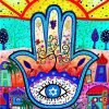 Berber Hand Abstract Paint By Numbers