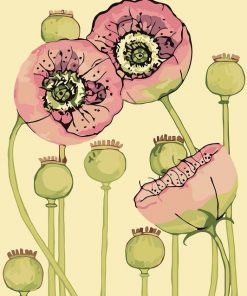 Flora & Fauna Flowers Paint By Numbers