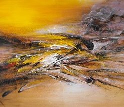 Golden Sand Abstract Paint By Numbers