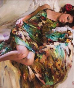 Women In a Gypsy Dress People Paint By Numbers