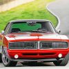 Red Dodge Charger Pro Touring NEW Paint By Numbers
