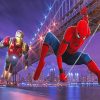 Spider Man And Iron Man New York NEW Paint By Numbers