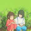 Cute Chihiro And Haku Talking NEW Paint By Numbers