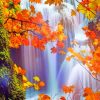 Beautiful Waterfall Autumn NEW Paint By Numbers