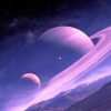 Purple Aesthetic Space NEW Paint By Numbers