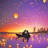 Romantic Date Silhouette NEW Paint By Numbers