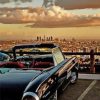 Los Angeles Black Vintage Car NEW Paint By Numbers