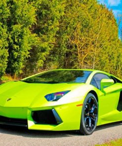 Lamborghini Aventador paint by numbers