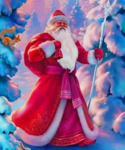 Santa Claus Christmas paint by numbers