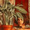 Mathilda And Leon Plant Paint by numbers