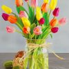 Tulips Bouquet paint by numbers