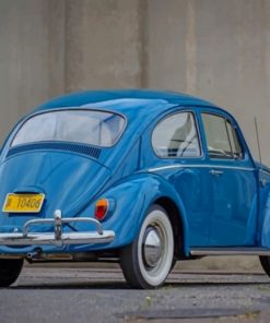 Blue Volkswagen Beetle Paint by numbers