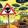 Aliens Road Paint by numbers