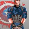 Captain America paint by numbers