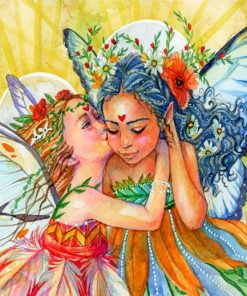 Butterfly Fairies Paint by numbers