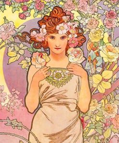 aesthetic-mucha-paint-by-number