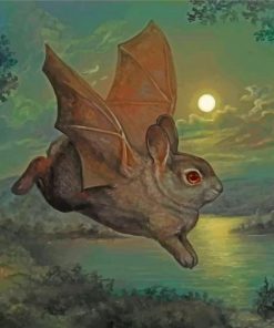 Bat Rabbit Paint by numbers