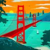 San Francisco California Paint by numbers