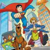 Scooby Doo And Superman Paint by numbers