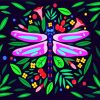 aesthetic-dragonfly-paint-by-number