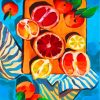 Clementine Still Life Paint by numbers