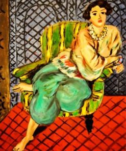 Seated Odalisque Paint By Numbers