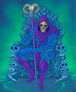 Master Of The Universe Skeletor Paint by numbers