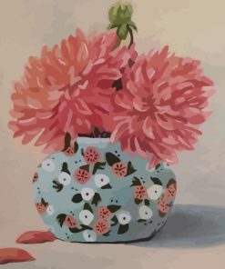 pink-chrysanthemum-in-a-vase-paint-by-numbers