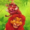 Timon Pumbaa And Simba Paint by numbers