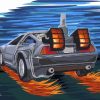 delorean Back to the future paint by number