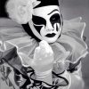 masquerade-ball-clowns-in-B&W-outfits-paint-by-number