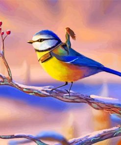 Blue tit Bird Art Paint By Number