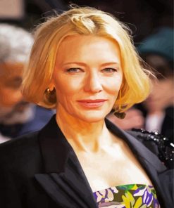 Catherine Elise Blanchett paint by number