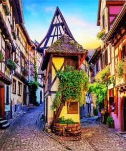 Colmar Ancient Streets Paint By Numbers