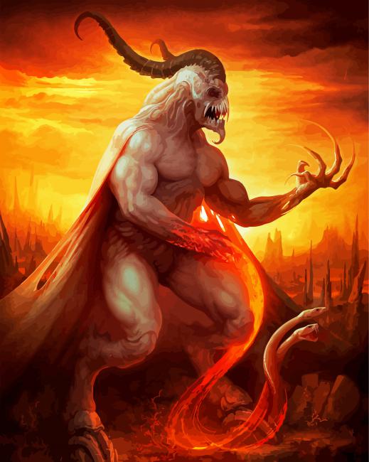 Fantasy Creature Paint By Numbers