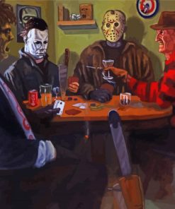 Horror Movies Gambling Paint By Numbers